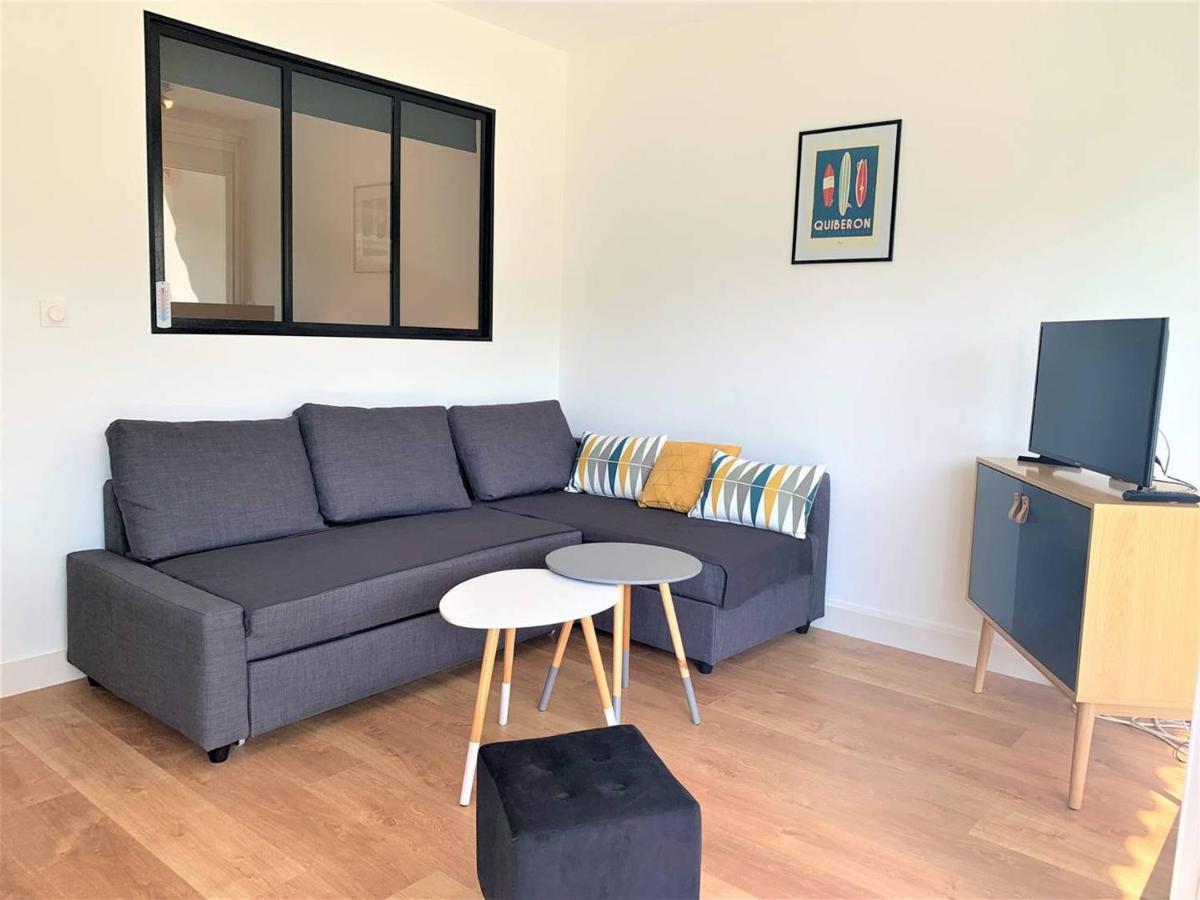 Quiberon, Appart 2 Pieces Renove, A 2 Pas De La Plage, Loggia Sud, Garage, Classe 2*, Pour 3 Pers. - Fr-1-478-182 Ngoại thất bức ảnh